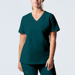 Haut d'uniforme col en V à 3 poche Landau Proflex - LT105