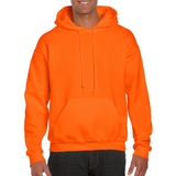 Coton Ouaté à Capuchon Gildan 12500 - Orange Sécurité