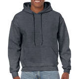 Coton Ouaté avec capuchon unisexe Gildan - Gris Foncé Cendré
