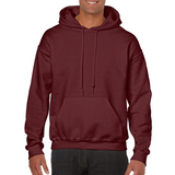 Coton Ouaté avec capuchon unisexe Gildan - Marron