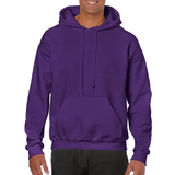 Coton Ouaté avec capuchon unisexe Gildan - Violet