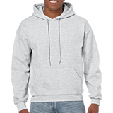 Coton Ouaté avec capuchon unisexe Gildan - Gris Pâle