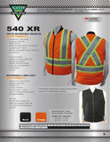 Veste réversible doublée haute visibilité Gatts 540 XR