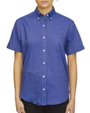 Chemise à manches courtes Oxford pour femme - 18CV301