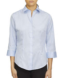 Chemise en sergé à manches trois-quarts pour femme - 18CV304