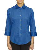 Chemise en sergé à manches trois-quarts pour femme - 18CV304
