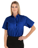 Chemise à manches courtes Oxford pour femme - 18CV301
