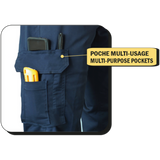 Copie de Pantalon de travail cargo Gatts doublé extensible non fini - 011EXD