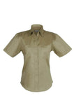 Chemise en Twill Manches Courtes pour Femme # LD-602